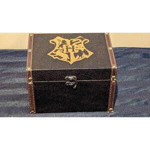 Harry Potter Hogwarts Wooden Treasure Chest Box